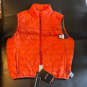 BRAND NEW Bright Orange Puffer Vest
